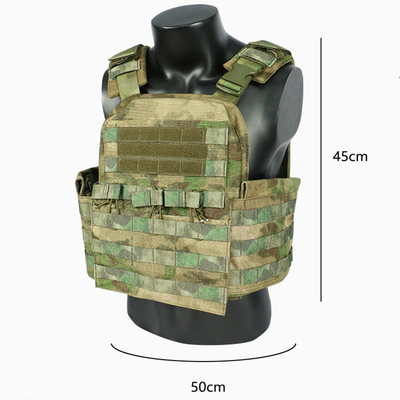 Custom 1000D Nylon Abrasion Resistant Tactical Vest With Quick Release Buckles