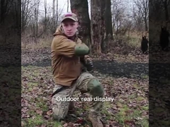 Camuflaje del ejército de rodillas tácticas