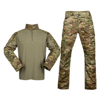 Camisa uniforme del combate de la rana del combate militar de encargo del camuflaje del traje del ejército