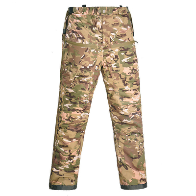 3XL Almacenamiento de calor Militar Táctico CP Camo Pantalones de algodón con cremallera lateral